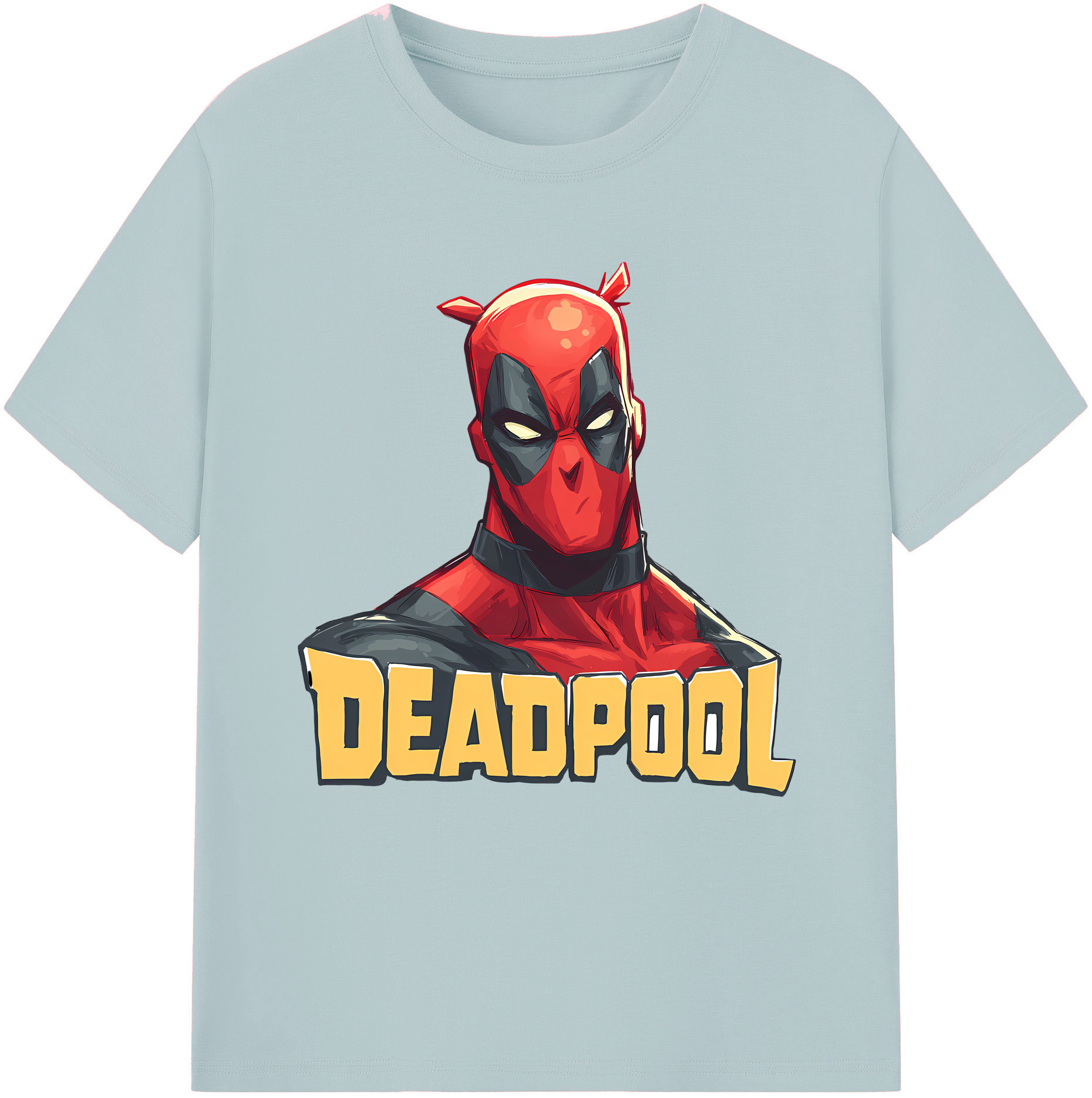 （画像用） Deadpool デッドプール 綿100％半袖Tシャツ（フロントプリント）